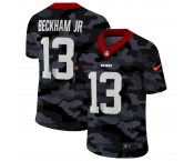 Men New Nike Cleveland Browns #13 Beckham jr  2020 Nike Camo Salute to Service Limited Jersey