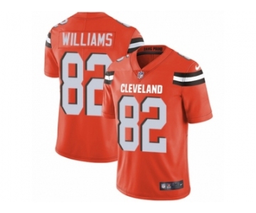 Men Nike Cleveland Browns #82 Kasen Williams Orange Alternate Vapor Untouchable Limited Player NFL Jersey