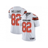 Men Nike Cleveland Browns #82 Kasen Williams White Vapor Untouchable Limited Player NFL Jersey