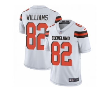 Men Nike Cleveland Browns #82 Kasen Williams White Vapor Untouchable Limited Player NFL Jersey