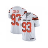 Men Nike Cleveland Browns #93 Trevon Coley White Vapor Untouchable Limited Player NFL Jersey