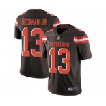 Men's Cleveland Browns #13 Odell Beckham Jr. Brown Team Color Vapor Untouchable Limited Player Football Jersey