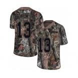 Men's Cleveland Browns #13 Odell Beckham Jr. Limited Camo Rush Realtree Football Jersey