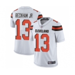 Men's Cleveland Browns #13 Odell Beckham Jr. White Vapor Untouchable Limited Player Football Jersey