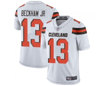 Men's Cleveland Browns #13 Odell Beckham Jr. White Vapor Untouchable Limited Player Football Jersey