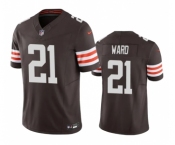 Men's Cleveland Browns #21 Denzel Ward Brown 2023 F.U.S.E. Vapor Untouchable Limited Stitched Jersey