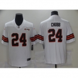 Men's Cleveland Browns #24 Nick Chubb White 1946 Vapor Untouchable Limited Jersey