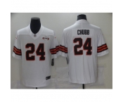 Men's Cleveland Browns #24 Nick Chubb White 1946 Vapor Untouchable Limited Jersey