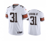 Men's Cleveland Browns #31 Thomas Graham Jr. White Vapor Untouchable Limited Stitched Jersey