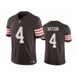 Men's Cleveland Browns #4 Deshaun Watson Brown 2023 F.U.S.E. Vapor Untouchable Limited Stitched Jersey