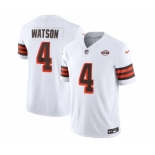 Men's Cleveland Browns #4 Deshaun Watson White 2023 F.U.S.E. 1946 Collection Vapor Untouchable Limited Football Stitched Jersey