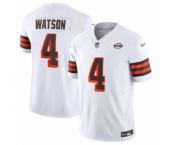 Men's Cleveland Browns #4 Deshaun Watson White 2023 F.U.S.E. 1946 Collection Vapor Untouchable Limited Football Stitched Jersey