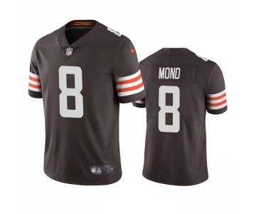 Men's Cleveland Browns #8 Kellen Mond Brown Vapor Untouchable Limited Stitched Jersey