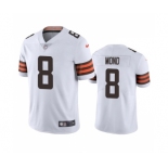 Men's Cleveland Browns #8 Kellen Mond White Vapor Untouchable Limited Stitched Jersey