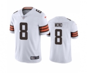 Men's Cleveland Browns #8 Kellen Mond White Vapor Untouchable Limited Stitched Jersey