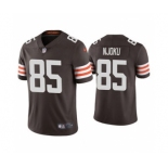 Men's Cleveland Browns #85 David Njoku 2021 Brown Vapor Untouchable Limited Stitched Football Jersey