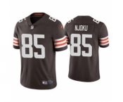 Men's Cleveland Browns #85 David Njoku 2021 Brown Vapor Untouchable Limited Stitched Football Jersey