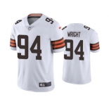 Men's Cleveland Browns #94 Alex Wright White Vapor Untouchable Limited Stitched Jersey