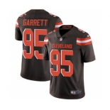 Men's Cleveland Browns #95 Myles Garrett Brown Vapor Untouchable Limited Stitched Football Jersey