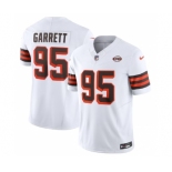 Men's Cleveland Browns #95 Myles Garrett White 2023 F.U.S.E. 1946 Collection Vapor Untouchable Limited Football Stitched Jersey