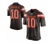 Men's Nike Cleveland Browns #10 Robert Griffin III Limited Brown Team Color NFL Jersey