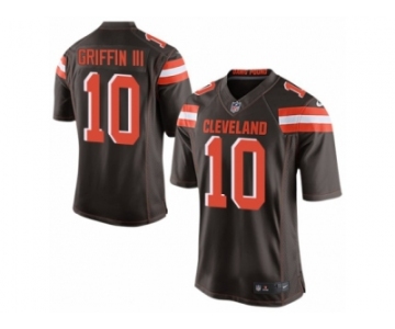 Men's Nike Cleveland Browns #10 Robert Griffin III Limited Brown Team Color NFL Jersey