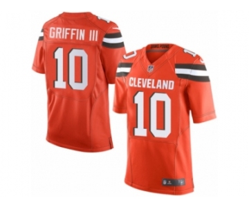 Men's Nike Cleveland Browns #10 Robert Griffin III Limited Orange Alternate NFL Jersey