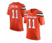 Men's Nike Cleveland Browns #11 Terrelle Pryor Limited Orange Alternate NFL Jersey