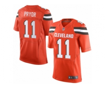 Men's Nike Cleveland Browns #11 Terrelle Pryor Limited Orange Alternate NFL Jersey