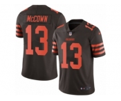 Men's Nike Cleveland Browns #13 Josh McCown Limited Brown Rush NFL Jersey