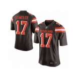 Men's Nike Cleveland Browns #17 Brock Osweiler Limited Brown Team Color NFL Jersey