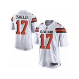 Men's Nike Cleveland Browns #17 Brock Osweiler Limited White NFL Jersey