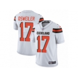 Men's Nike Cleveland Browns #17 Brock Osweiler Vapor Untouchable Limited White NFL Jersey