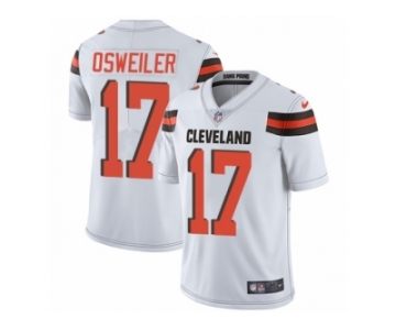 Men's Nike Cleveland Browns #17 Brock Osweiler Vapor Untouchable Limited White NFL Jersey