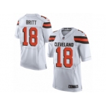 Men's Nike Cleveland Browns #18 Kenny Britt Limited White NFL Jersey