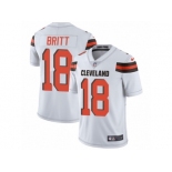 Men's Nike Cleveland Browns #18 Kenny Britt Vapor Untouchable Limited White NFL Jersey