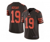 Men's Nike Cleveland Browns #19 Bernie Kosar Limited Brown Rush NFL Jersey