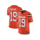 Men's Nike Cleveland Browns #19 Bernie Kosar Vapor Untouchable Limited Orange Alternate NFL Jersey