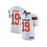 Men's Nike Cleveland Browns #19 Bernie Kosar Vapor Untouchable Limited White NFL Jersey