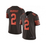 Men's Nike Cleveland Browns #2 Patrick Murray Limited Brown Rush NFL Jersey