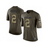 Men's Nike Cleveland Browns #2 Patrick Murray Limited Green Salute to Service NFL Jersey