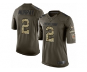 Men's Nike Cleveland Browns #2 Patrick Murray Limited Green Salute to Service NFL Jersey