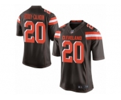 Men's Nike Cleveland Browns #20 Briean Boddy-Calhoun Limited Brown Team Color NFL Jersey