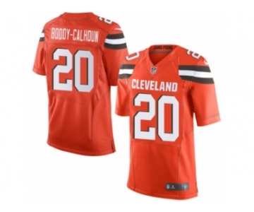 Men's Nike Cleveland Browns #20 Briean Boddy-Calhoun Limited Orange Alternate NFL Jersey