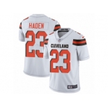 Men's Nike Cleveland Browns #23 Joe Haden Vapor Untouchable Limited White NFL Jersey