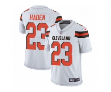 Men's Nike Cleveland Browns #23 Joe Haden Vapor Untouchable Limited White NFL Jersey