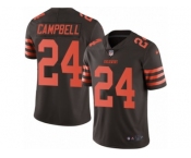 Men's Nike Cleveland Browns #24 Ibraheim Campbell Limited Brown Rush NFL Jersey