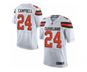 Men's Nike Cleveland Browns #24 Ibraheim Campbell Limited White NFL Jersey