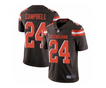 Men's Nike Cleveland Browns #24 Ibraheim Campbell Vapor Untouchable Limited Brown Team Color NFL Jersey