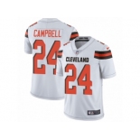 Men's Nike Cleveland Browns #24 Ibraheim Campbell Vapor Untouchable Limited White NFL Jersey